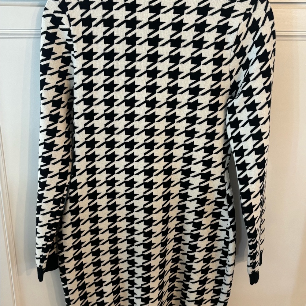 Endless Rose Houndstooth Button Down Mini Dress S… - image 4